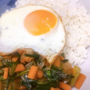 お野菜も入ったお手軽ルーロー飯♪